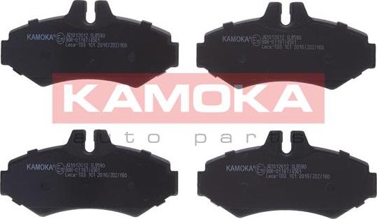 Kamoka JQ1012612 - Zestaw klocków hamulcowych, hamulce tarczowe parts5.com