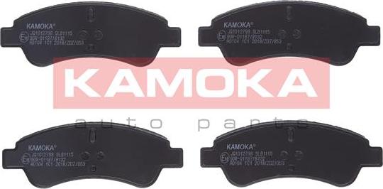 Kamoka JQ1012798 - Fékbetétkészlet, tárcsafék parts5.com