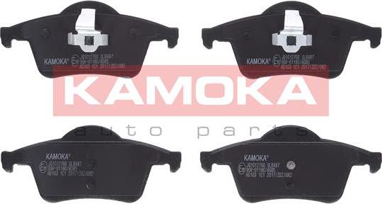 Kamoka JQ1012766 - Zestaw klocków hamulcowych, hamulce tarczowe parts5.com