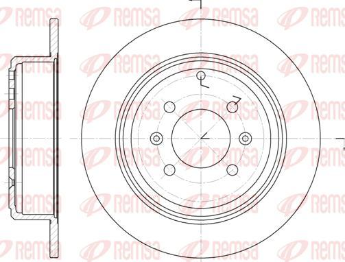 TRW DF2781 - Brake Disc parts5.com