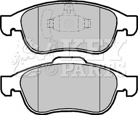 RENAULT 7711946171 - Juego de pastillas de freno parts5.com