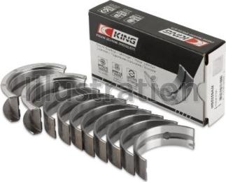 King MB5520AM - Комплект подшипников коленчатого вала parts5.com