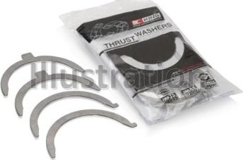 King TW2010AM - Thrust Washer Set, crankshaft parts5.com