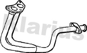 Klarius 120048 - Exhaust Pipe parts5.com