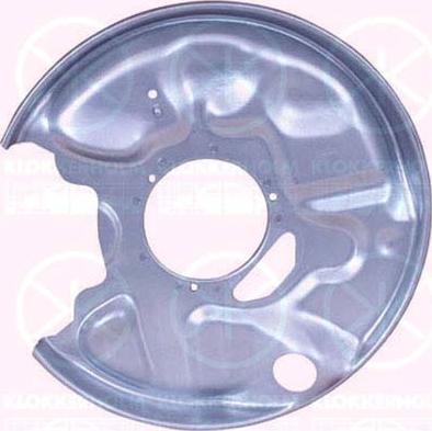 Klokkerholm 3527877 - Έλασμα πιτσιλίσματος, δισκόπλακα parts5.com