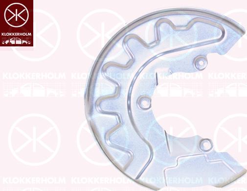 Klokkerholm 7516376 - Lim za zaštitu od prskanja, kočni disk parts5.com