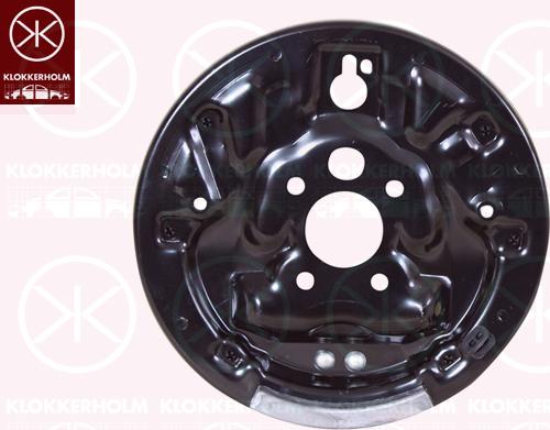 Klokkerholm 7521875 - Lim za zaštitu od prskanja, kočni disk parts5.com