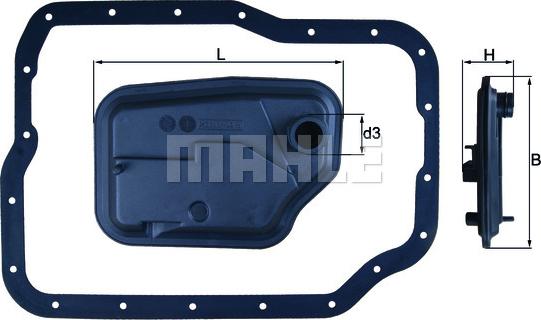 KNECHT HX 149D - Хидравличен филтър, автоматична предавателна кутия parts5.com