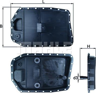 KNECHT HX 154 - Baie ulei, cutie viteze automata parts5.com