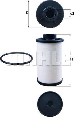 KNECHT HX 132D - Hydraulic Filter, automatic transmission parts5.com