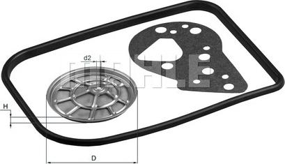 KNECHT HX 82D - Hydraulic Filter, automatic transmission parts5.com