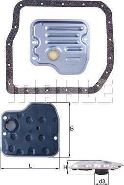 KNECHT HX 237D - Hydraulic Filter, automatic transmission parts5.com