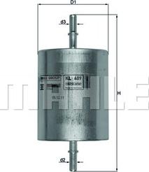 KNECHT KL 409 - Filtru combustibil parts5.com