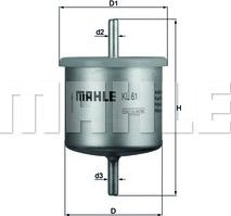 KNECHT KL 61 - Топливный фильтр parts5.com