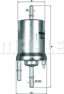 KNECHT KL 156/1 - Filtru combustibil parts5.com