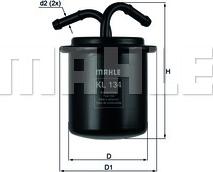 KNECHT KL 134 - Filtru combustibil parts5.com