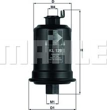 KNECHT KL 129 - Filtro combustible parts5.com