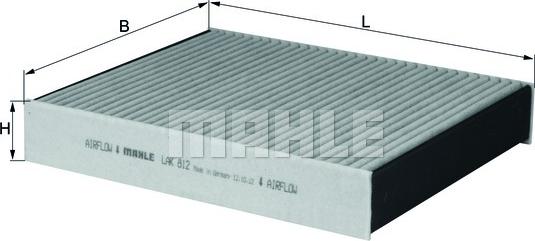 KNECHT LAK 812 - Filtru, aer habitaclu parts5.com