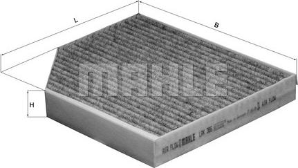 KNECHT LAK 386 - Filtar, zrak unutarnjeg prostora parts5.com