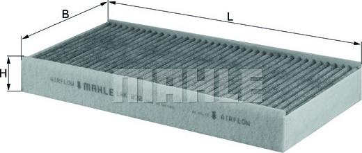 KNECHT LAK 232 - Filter, zrak notranjega prostora parts5.com