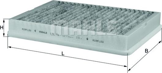 KNECHT LAK 79 - Filter vnútorného priestoru parts5.com