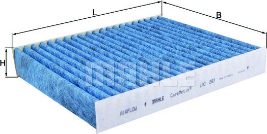 KNECHT LAO 293 - Filter, vazduh unutrašnjeg prostora parts5.com