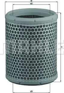 KNECHT LX 384 - Air Filter parts5.com