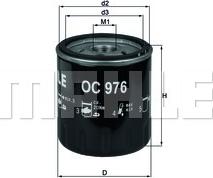 KNECHT OC 976 - Oil Filter parts5.com