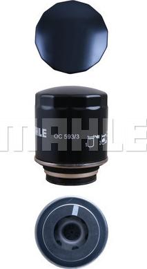 KNECHT OC 593/3 - Масляный фильтр parts5.com