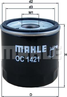 KNECHT OC 1421 - Oil Filter parts5.com