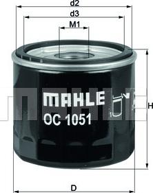 KNECHT OC 1051 - Φίλτρο λαδιού parts5.com