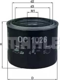 KNECHT OC 1026 - Olejový filter parts5.com