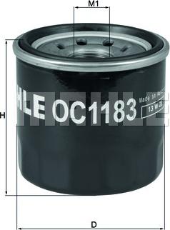 KNECHT OC 1183 - Olejový filtr parts5.com