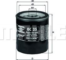 KNECHT OC 25 - Oil Filter parts5.com