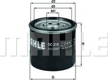 KNECHT OC 215 - Filtro de aceite parts5.com