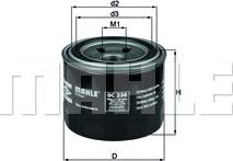 KNECHT OC 230 - Oil Filter parts5.com