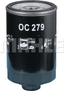 KNECHT OC 279 - Oil Filter parts5.com