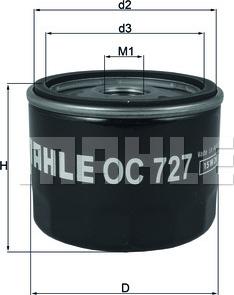 KNECHT OC 727 - Olajszűrő parts5.com