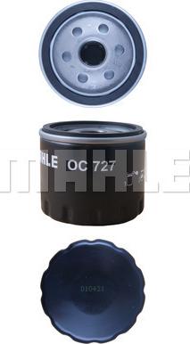 KNECHT OC 727 - Φίλτρο λαδιού parts5.com