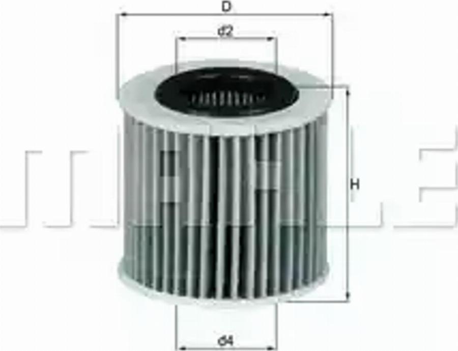 KNECHT OX 416D2 - Φίλτρο λαδιού parts5.com