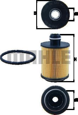 KNECHT OX 559D - Filter za ulje parts5.com