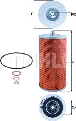 KNECHT OX 69D - Filtr oleju parts5.com