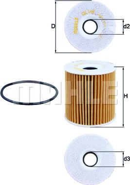 KNECHT OX 149D - Filtru ulei parts5.com