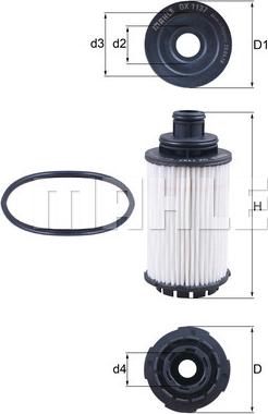 KNECHT OX 1137D - Filter za ulje parts5.com