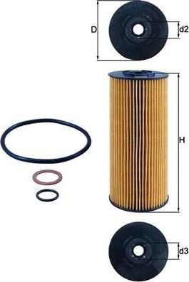 KNECHT OX 137D2 - Olejový filter parts5.com