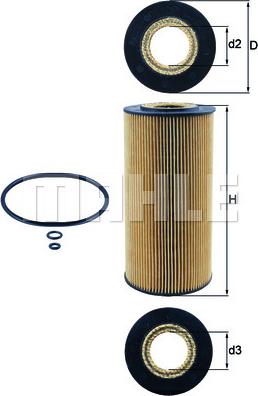 KNECHT OX 123/1D - Oil Filter parts5.com