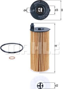 KNECHT OX 813/2D - Oil Filter parts5.com