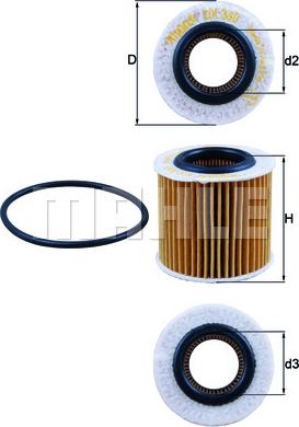 KNECHT OX 360D - Oil Filter parts5.com