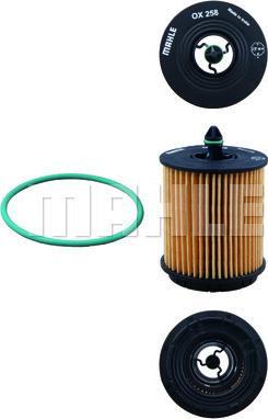 KNECHT OX 258D - Oil Filter parts5.com