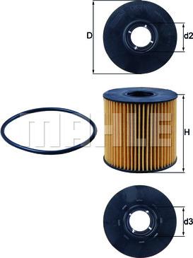 KNECHT OX 210D - Φίλτρο λαδιού parts5.com